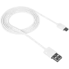 CANYON laidas UM-1 MicroUSB 5W 1m Baltas
