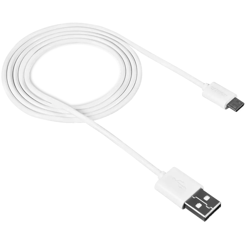 CANYON laidas UM-1 MicroUSB 5W 1m Baltas