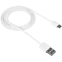 CANYON laidas UM-1 MicroUSB 5W 1m Baltas