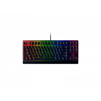 Mechaninė žaidimų klaviatūra Razer JuodaWidow V3 Tenkeyless — laidinė, RGB LED apšvietimas