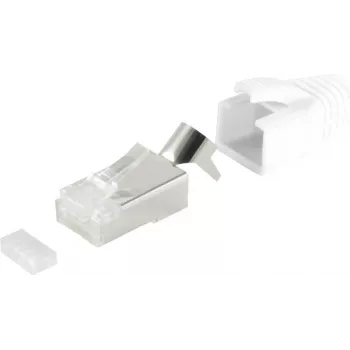 Laido jungtis RJ-45 ShiverPeaks 72067-10W Balta