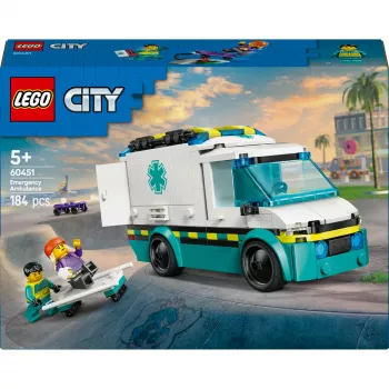 LEGO CITY 60451 Greitosios pagalbos automobilis