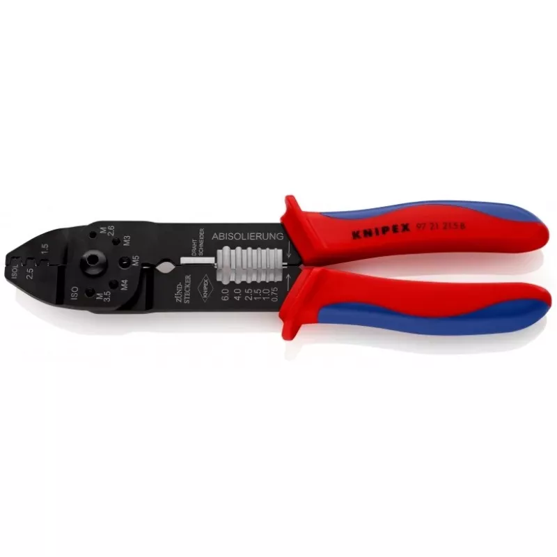 Knipex 97 21 215 B Užspaudimo įrankis Juoda, Mėlyna, Raudona