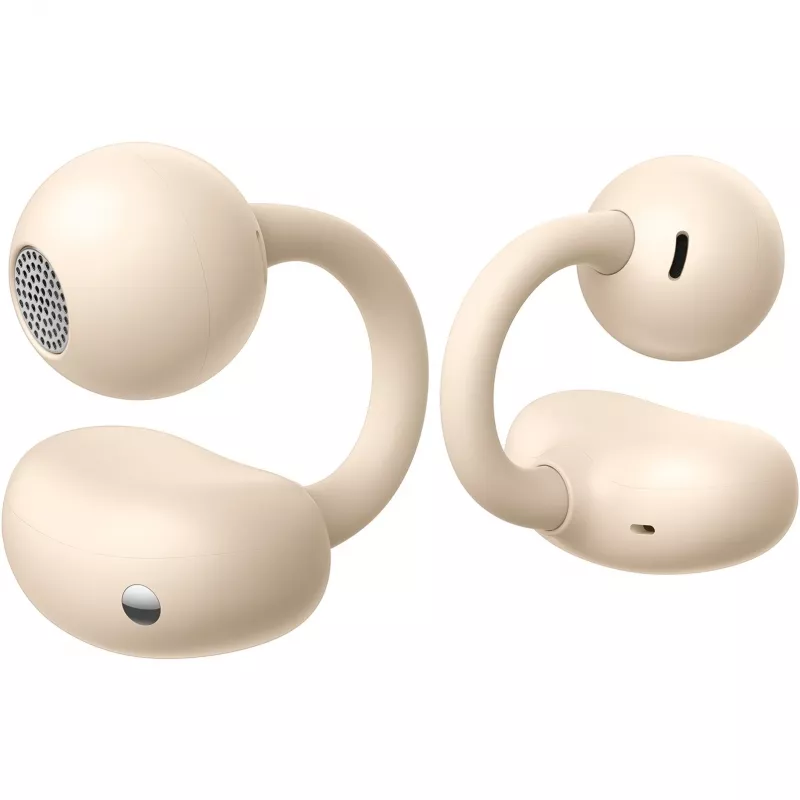 „HUAWEI FreeClip“ į ausis dedamos ausinės – TWS, „Bluetooth“, intraauralinės, 5,6 g svoris, smėlinės