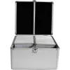 MEDIARANGE BOX76 - Dėžutė diskams - 300 diskų - Sidabrinė - Flisas - Plastikas - Mediena - 120 mm - Aliuminis