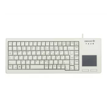 CHERRY XS jutiklinio kilimėlio klaviatūra, universali, USB, QWERTZ, vokiška, pilka