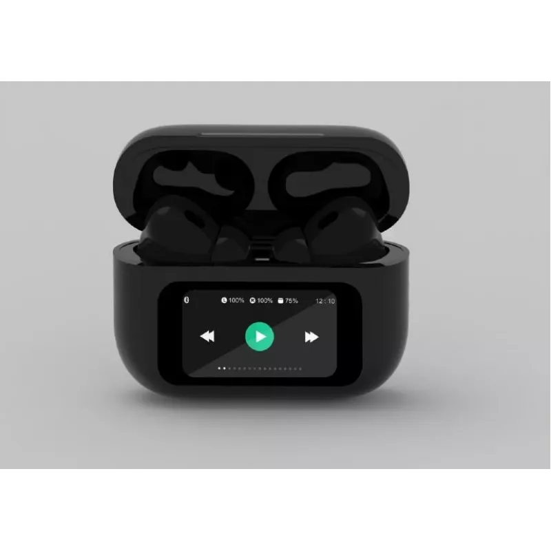 BLUETOOTH/TWS-LCD-ANC-01-BK ausinės Gembird
