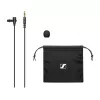 Peties kondensatorinis mikrofonas Sennheiser XS LAV MOBILE, prisegamas, visakryptis, 2 m laidas, 3,5 mm, 50–18000 Hz, 19 g, juodas