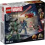 Konstravimo žaislas LEGO Marvel Super Heroes Geležinis žmogus ir War Machine rinkinys 76320, 204 dalys, 2 minifigūrėlės, 100 mm aukštis
