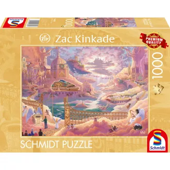 Dėlionė Schmidt Spiele Zac Kinkade Kingdom of Heaven — 1000 dalių, peizažo menas