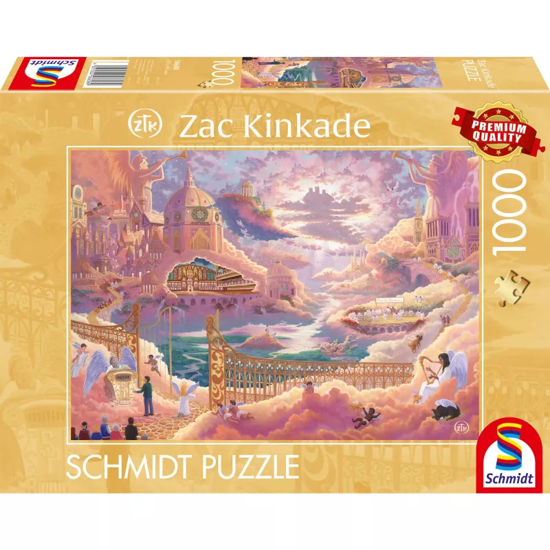 Dėlionė Schmidt Spiele Zac Kinkade Kingdom of Heaven — 1000 dalių, peizažo menas