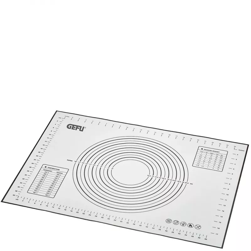Kepimo kilimėlis GEFU PAD — silikoninis, dramblio kaulo spalvos, 500 × 700 mm
