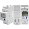Qoltec 50882 Vienfazis elektroninis energijos suvartojimo skaitiklis ant DIN bėgelio | Wi-Fi | TUYA | 230V | LCD
