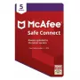 McAfee Safe Connect VPN 5 įrenginiams, 1 metų raktas