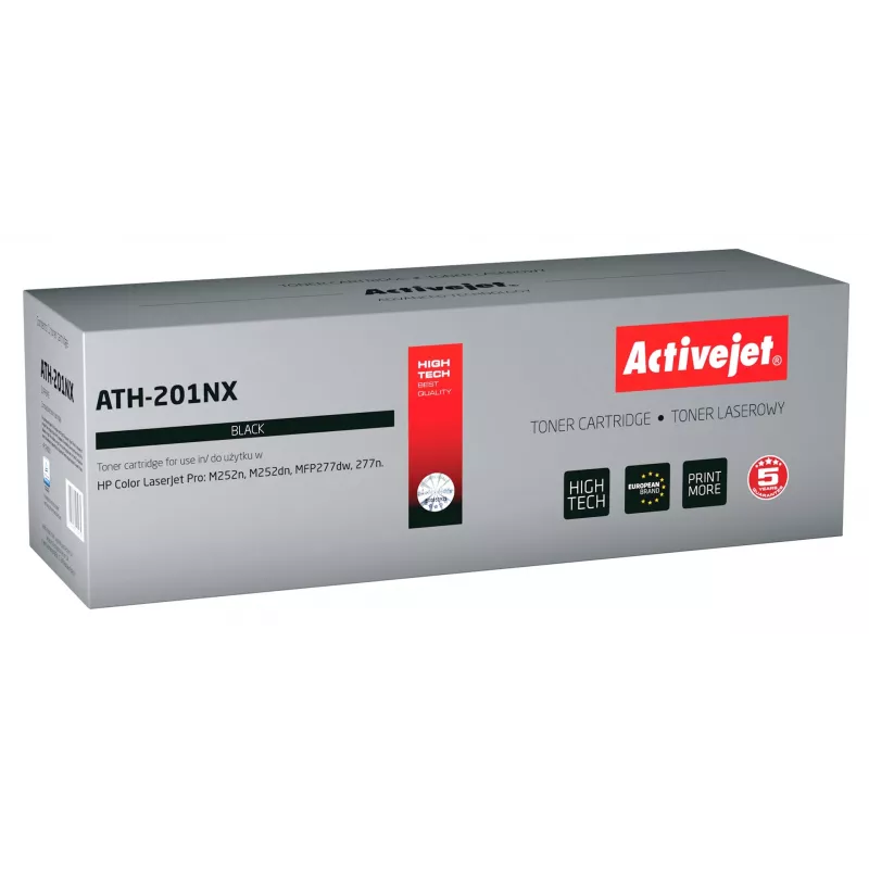 Activejet ATH-201NX dažiklis (tinka HP 201X CF400X; CRG045H; Supreme; 2800 puslapių; juodas)