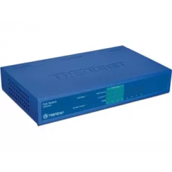 TRENDnet TPE-S44 - komutatorius - 4 x 10/100 (PoE) + 4 x 10/100