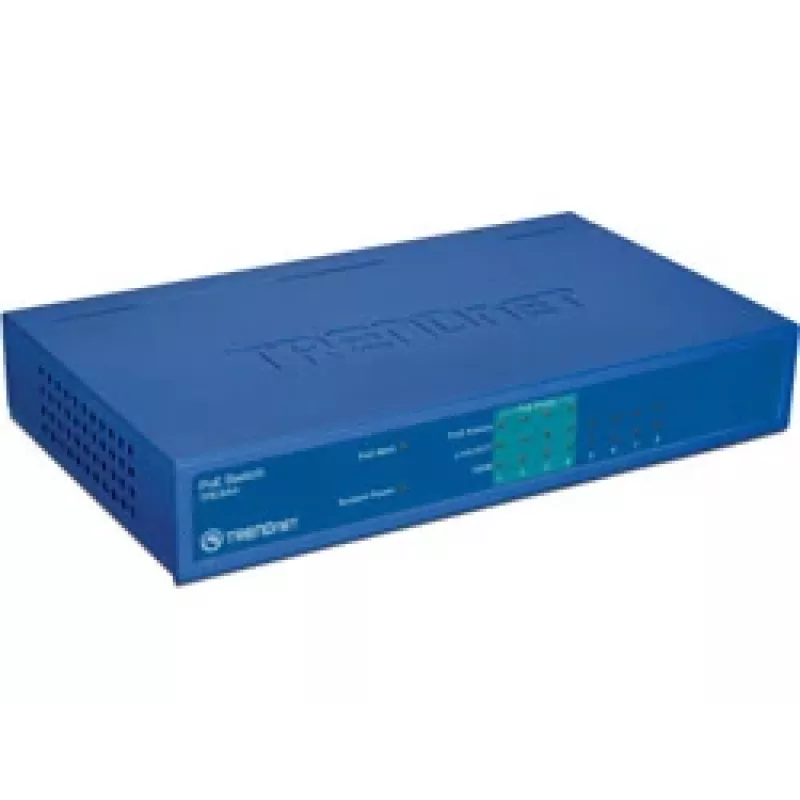TRENDnet TPE-S44 - komutatorius - 4 x 10/100 (PoE) + 4 x 10/100