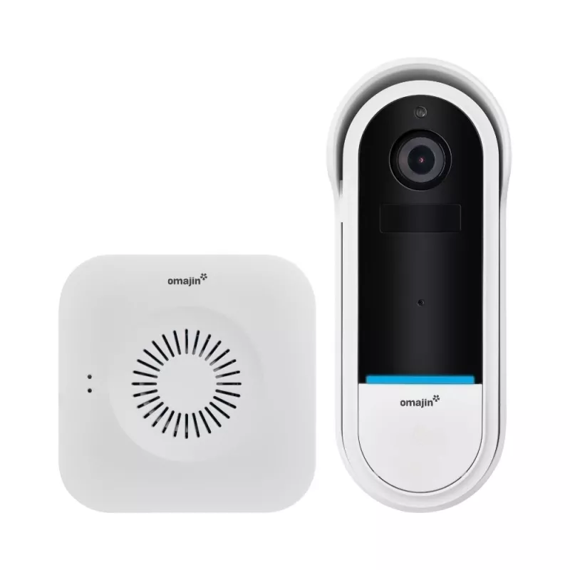 Durų skambučio garsinis signalizatorius Omajin by Netatmo OVD-01-EU juodas baltas