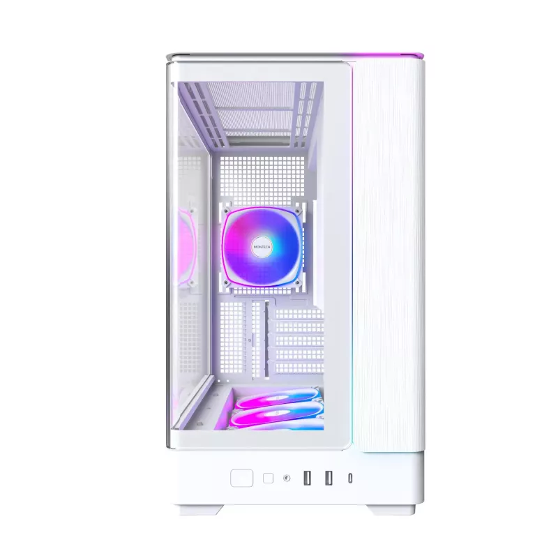 PC korpusas Montech KING 15 PRO White — Micro ATX / Mini-ITX, Midi Tower