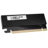 M.2 PCIe x4 adapteris su aušintuvu SidabrinėSTONE SST-ECM23 — M.2 NVMe į PCIe x4 (su aktyviu aušinimu)