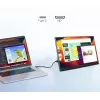 Nešiojamasis monitorius nešiojamiesiems kompiuteriams, telefonams ir konsolėms Extralink Smart Life 14, USB-C/micro-HDMI