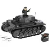 Konstruktorius Cobi Panzerkampfwagen II Ausf. F — 813 detalių, juodas, amžius 9+