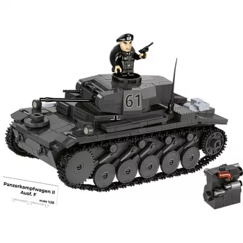 Konstruktorius Cobi Panzerkampfwagen II Ausf. F — 813 detalių, juodas, amžius 9+