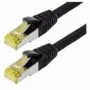 Helos - komutacinis kabelis - RJ-45 (V) - RJ-45 (V) - 0,25 m - SFTP kabelis (PIMF) - CAT 6a - Juodas