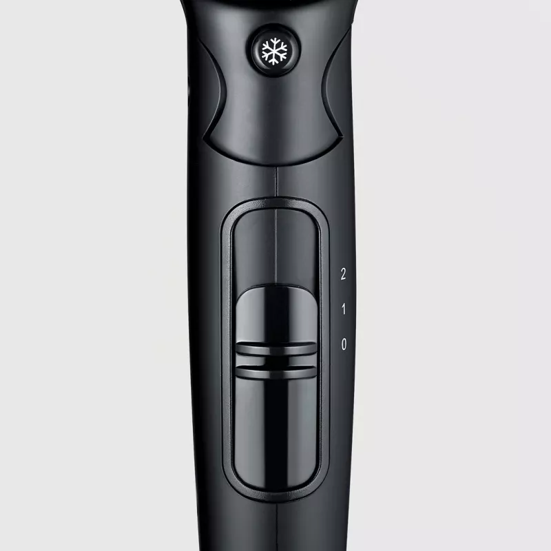 Plaukų džiovintuvas SEVERIN HT 0159 — 1600 W, dviejų įtampų 110/220–240 V, 2 greičiai, vėsaus oro funkcija, 1,8 m laidas, juodas