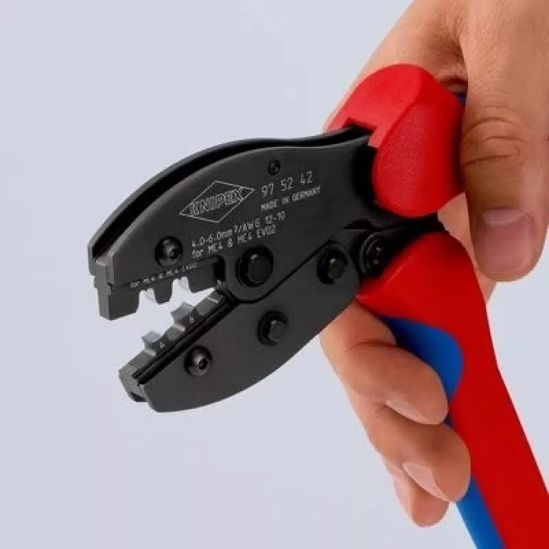 KNIPEX PreciForce presavimo replės, skirtos MC4 / EVO2