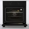 Gorenje orkaitė | BO6615E01B | 60 L | Elektrinė | EnamelClean | Ištraukiami ir paspaudžiami mygtukai | Aukštis 59,5 cm | Plotis 59,5 cm | Juoda