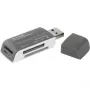 Kortelių skaitytuvas DEFENDER ULTRA SWIFT USB 2.0 modelis 83260 — suderinamas su SD ir microSD kortelėmis