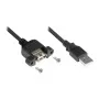 Good Connections USB2.0 prailginimas A-įmontuojama A 0,3m