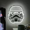 Prie sienos montuojamas LED neoninis šviestuvas Paladone Stormtrooper modelis PP14595SWVN, dekoratyvinis „Žvaigždžių karų“ apšvietimas