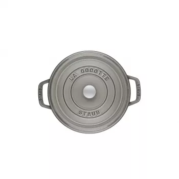 Cocotte Staub 20 cm pilkas ketaus puodas