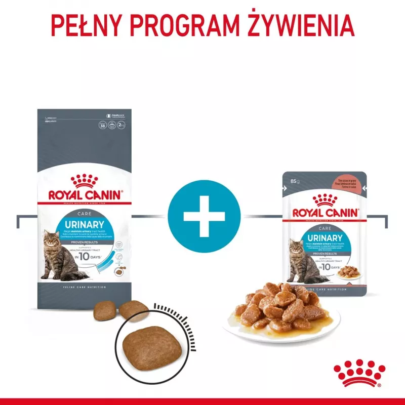 Šlapias kačių maistas Royal Canin Urinary Care suaugusiems paukštiena 85 g maišelis (12 pakuotė)