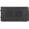 PC korpusas Sharkoon SHARK ZONE C10 Mini-ITX, juoda, geltona