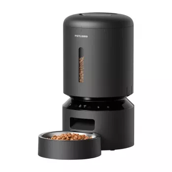 Gyvūnų šėrykla Aptel Petlibro Granary WiFi 5 L — automatinis sauso ėdalo dozatorius (juoda)