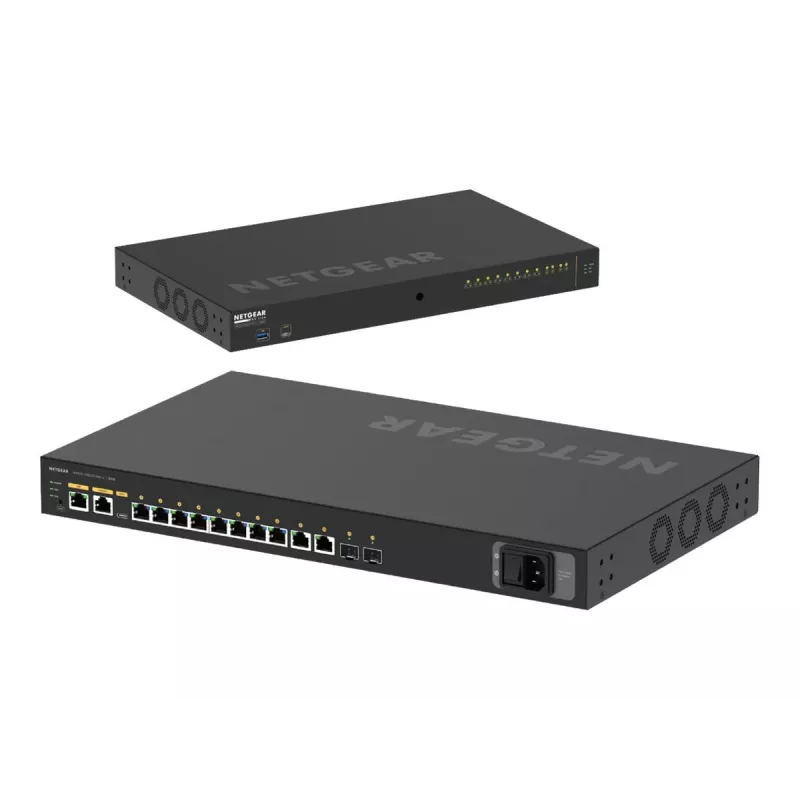 NETGEAR M4250-10G2XF-PoE++ valdomas L2/L3 Gigabit Ethernet (10/100/1000) maitinimas per Ethernet (PoE) 1U juoda