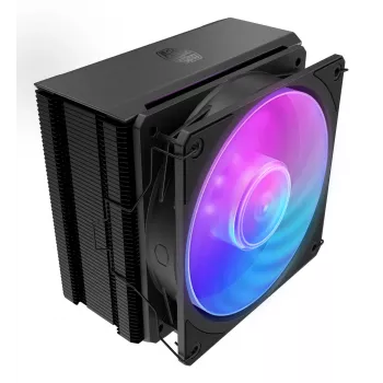 Oro aušintuvas Cooler Master Hyper 212 3DHP Juoda ARGB — 120 mm ventiliatorius, suderinamas su LGA1700/AM5/AM4