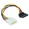 Maitinimo laidas SATA HDD 4 kontaktų kištukas kampinis DeLOCK 60101