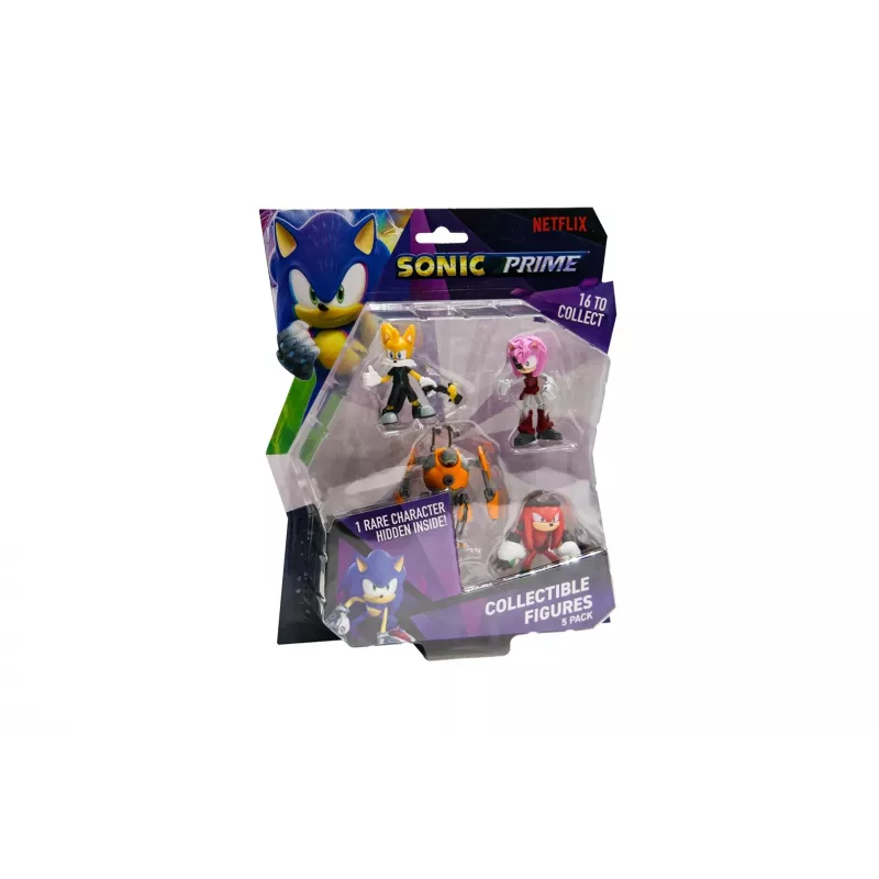 SONIC PRIME - 5 mišrių figūrėlių rinkinys