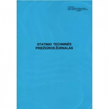 Statinio techninės priežiūros žurnalas 0720-045