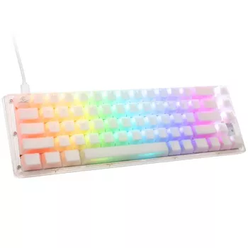 Ducky One 3 Aura White SF klaviatūra Gaming USB QWERTY US International