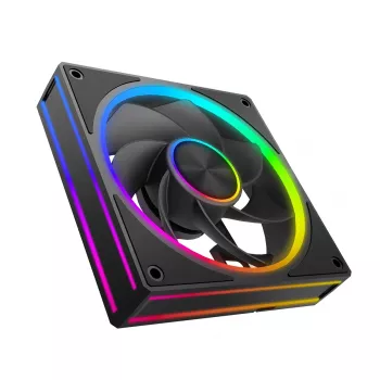 Korpuso ventiliatorius MODECOM VOLCANO LOOP 120 ARGB Reverse Fan Juoda 120 mm PWM 400–1400 RPM ARGB antraštė