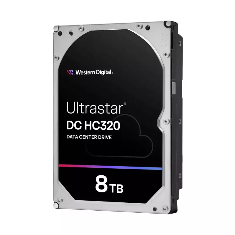 Vidinis 3,5 colio SAS kietasis diskas Western Digital Ultrastar DC HC320 8 TB, 7200 RPM, 12 Gbit/s, 256 MB talpykla