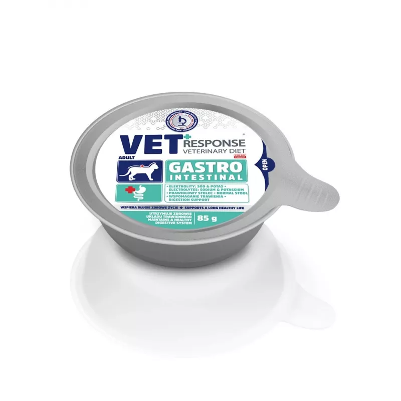 VET RESPONSE Gastrointestinal - šlapias kačių maistas - 4x85g