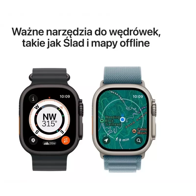 Išmanusis laikrodis Apple Watch Ultra 3 GPS + Cellular 49mm juodas titano korpusas