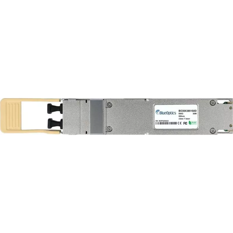 Optinis OSFP siųstuvas-imtuvas BlueOptics BO30X3851S0D-BO 2×400GBASE-SR4, daugiamodis iki 50 m