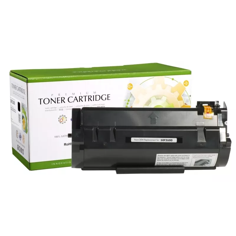 Suderinamas „Static-Control Lexmark 502U“ juodas, 20000 psl. (50F2U00)